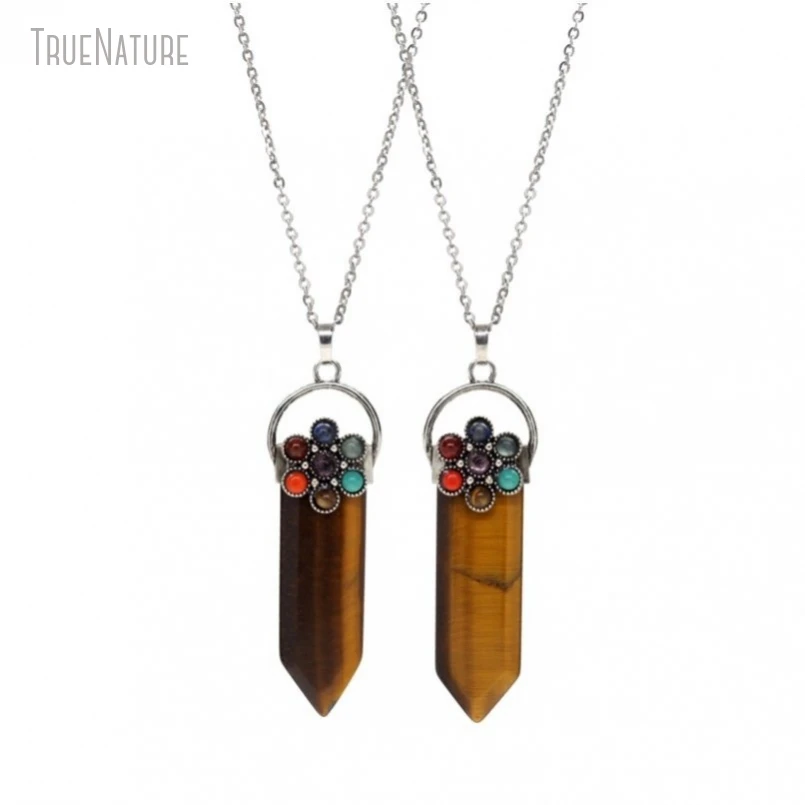5Pcs Wholesale Silver Color Copper Tiger Eye Stone Chain 7 Chakra Strength Jewelry Ensiform Sword Necklace NM48608
5Pcs Wholesale Silver Color Copper Tiger Eye Stone Chain 7 Chakra Strength Jewelry Ensiform Sword Necklace NM48608