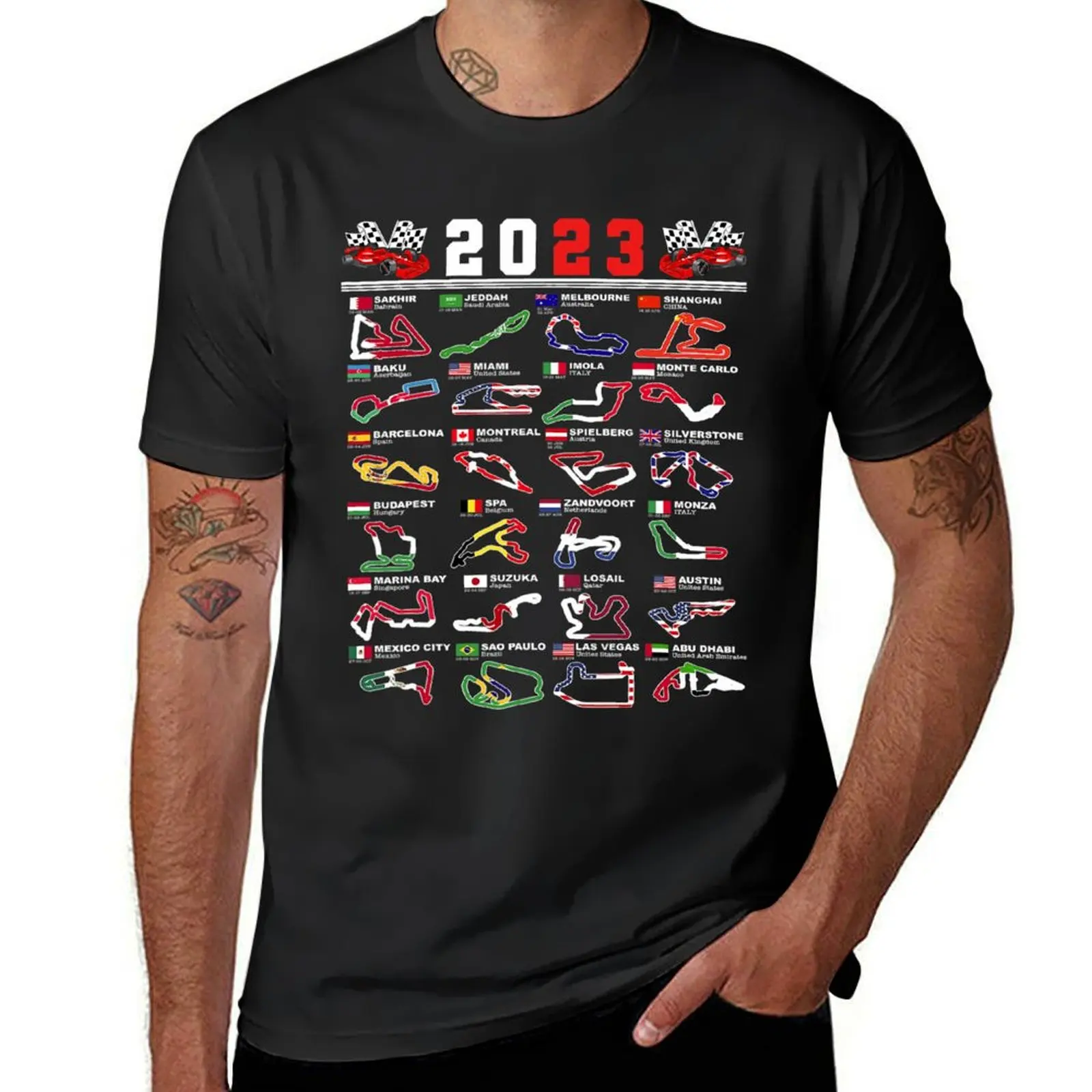 Formula Racing Open Wheel Race Car Fan 2023 World Circuits T-Shirt plus sizes quick drying t shirts for men
Formula Racing Open Wheel Race Car Fan 2023 World Circuits T-Shirt plus sizes quick drying t shirts for men