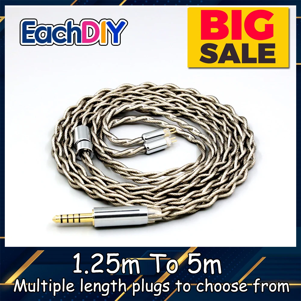 99% Pure Silver + Graphene Shield Earphone Cable For Onkyo IE-FC300 IE-HF300 IE-CTI300 Aurisonics Future Sonics S LN007947
99% Pure Silver + Graphene Shield Earphone Cable For Onkyo IE-FC300 IE-HF300 IE-CTI300 Aurisonics Future Sonics S LN007947