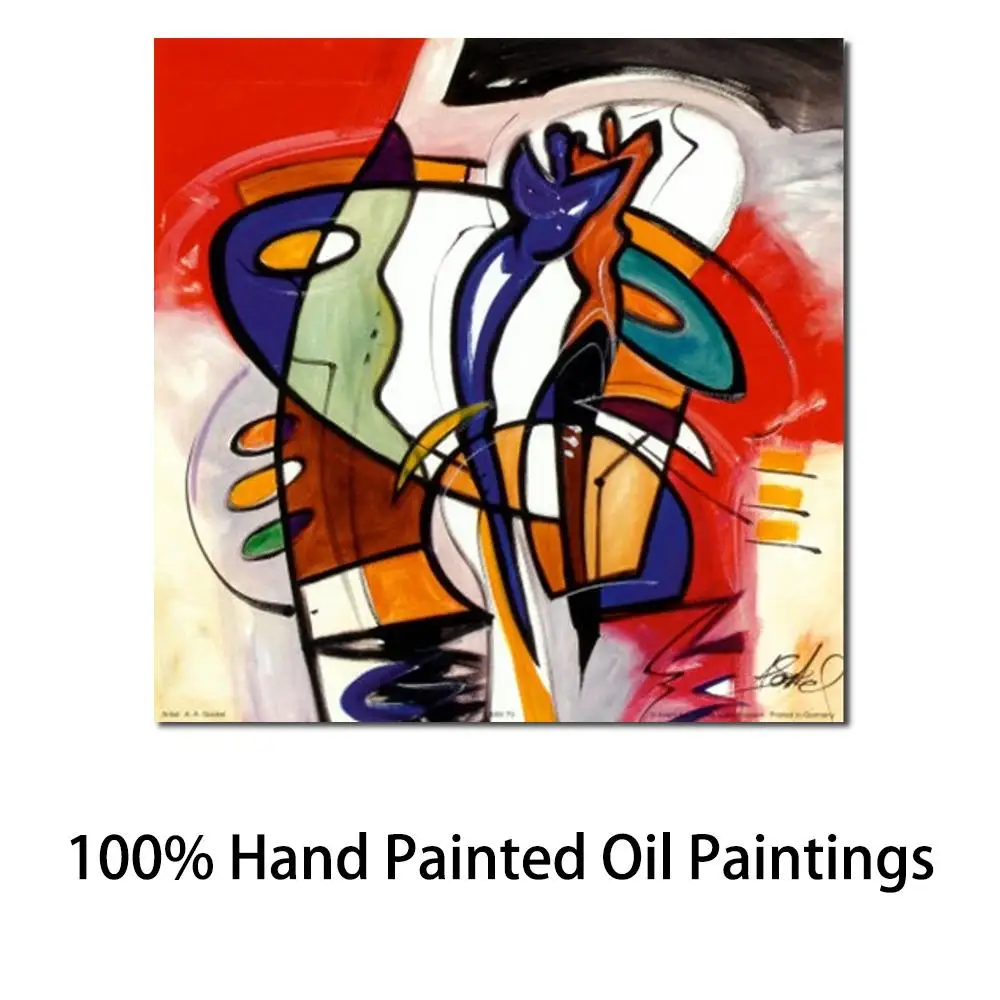 Asbtract Canvas Art Figure Paint the Town Red Handmade Oil Painting Artwork Kitchen Decor High Quality
Asbtract Canvas Art Figure Paint the Town Red Handmade Oil Painting Artwork Kitchen Decor High Quality