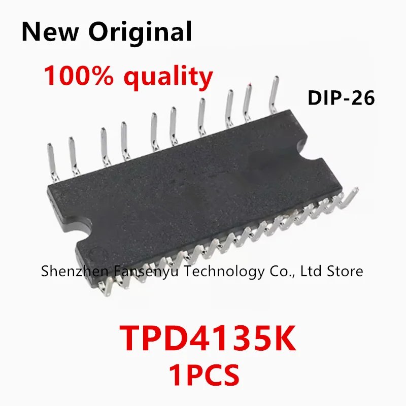 (1piece)100% New TPD4135K(Q,M) Package DIP-26 New Original Genuine Motor Driver IC Chip
(1piece)100% New TPD4135K(Q,M) Package DIP-26 New Original Genuine Motor Driver IC Chip