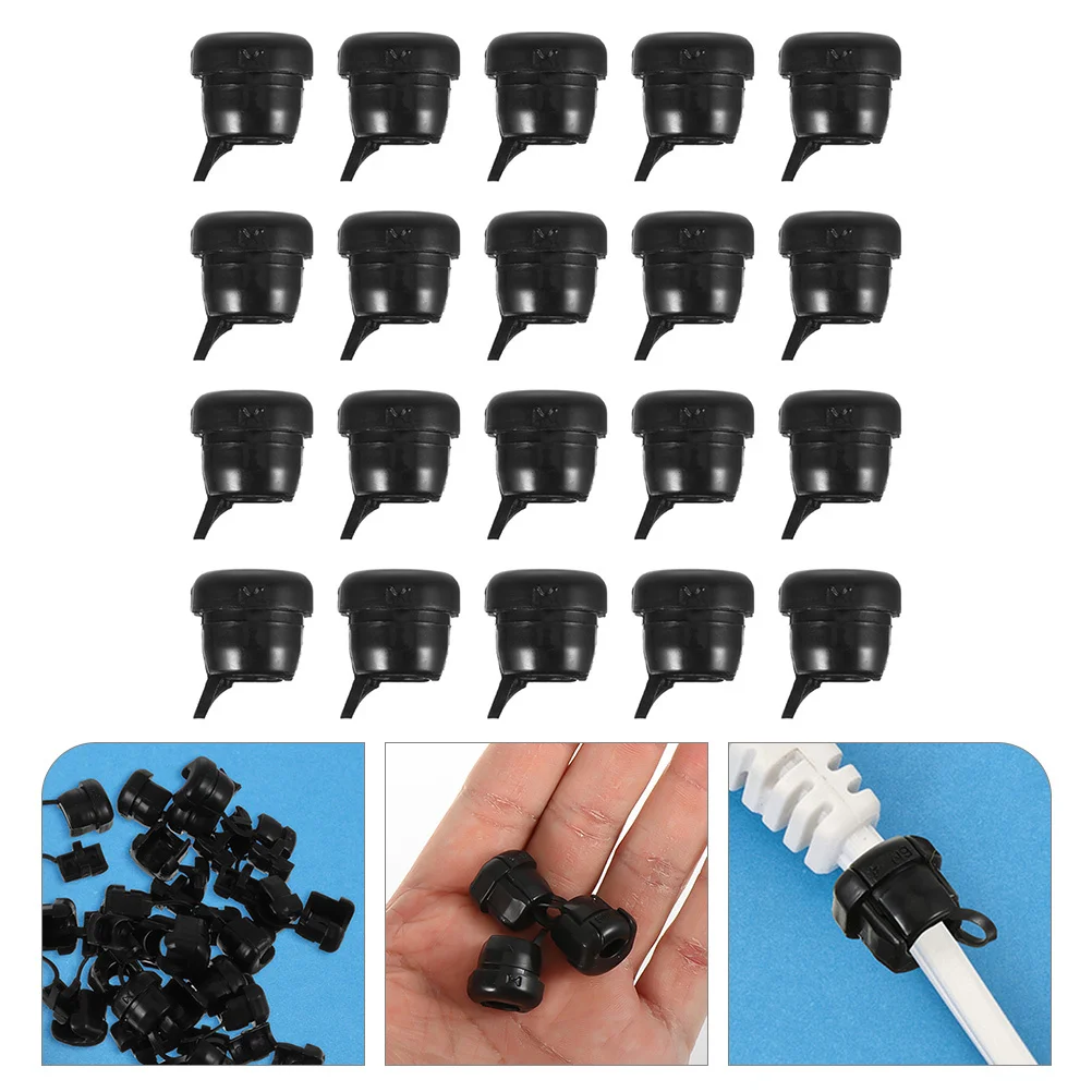 20pcs Power Cord Connector Cable Gland Pass Through Sleeve Strain Relief Joint Cable Protector Accessory For Wire Management
20pcs Power Cord Connector Cable Gland Pass Through Sleeve Strain Relief Joint Cable Protector Accessory For Wire Management