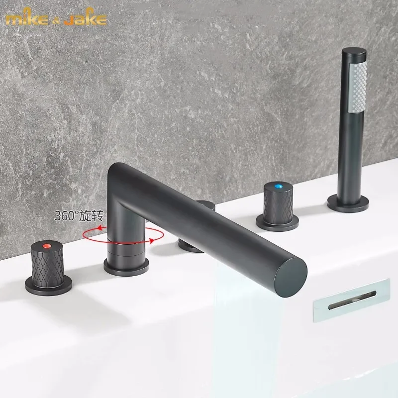 Bathroom bathtub faucet long spout style bath tub tap with pull out shower faucet bath shower hot and cold mixer faucet
Bathroom bathtub faucet long spout style bath tub tap with pull out shower faucet bath shower hot and cold mixer faucet