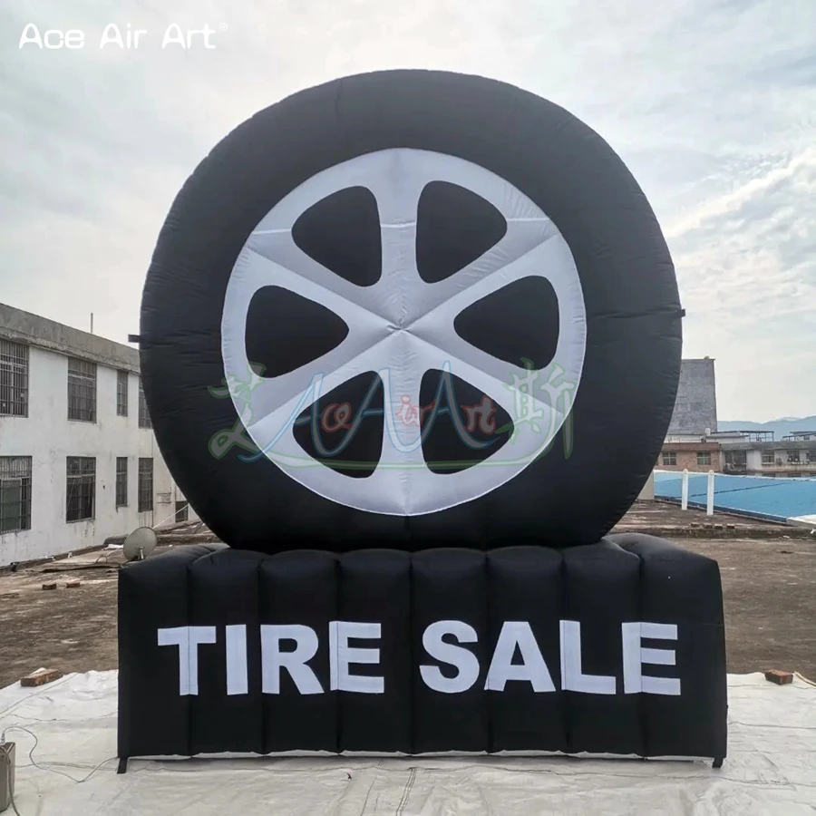 Cheaper Outdoor Advertising Inflatable Tire Model, 3 m Tall Inflatable Tyre For Sale with Sticker For Changing Logo
Cheaper Outdoor Advertising Inflatable Tire Model, 3 m Tall Inflatable Tyre For Sale with Sticker For Changing Logo