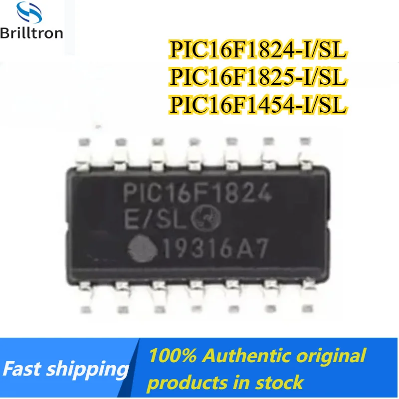 10PCS 100% New PIC16F1824 PIC16F1824-I/SL PIC16F1825 PIC16F1825-I/SL PIC16F1454-I/SL PIC16F1454 sop-14
10PCS 100% New PIC16F1824 PIC16F1824-I/SL PIC16F1825 PIC16F1825-I/SL PIC16F1454-I/SL PIC16F1454 sop-14