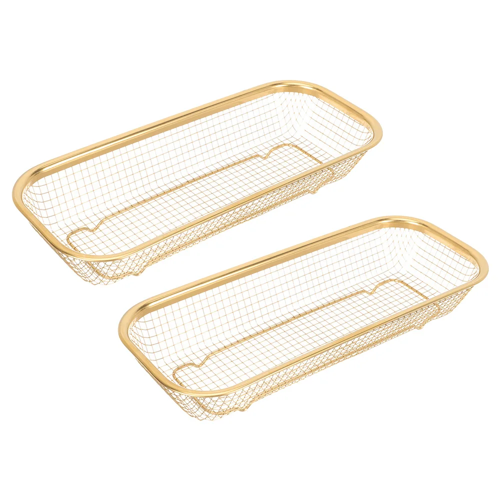 2 Pcs Golden Stainless Steel Chopsticks Basket Container Utensil Holder For Home Kitchen Storage Drainage Ventilation
2 Pcs Golden Stainless Steel Chopsticks Basket Container Utensil Holder For Home Kitchen Storage Drainage Ventilation