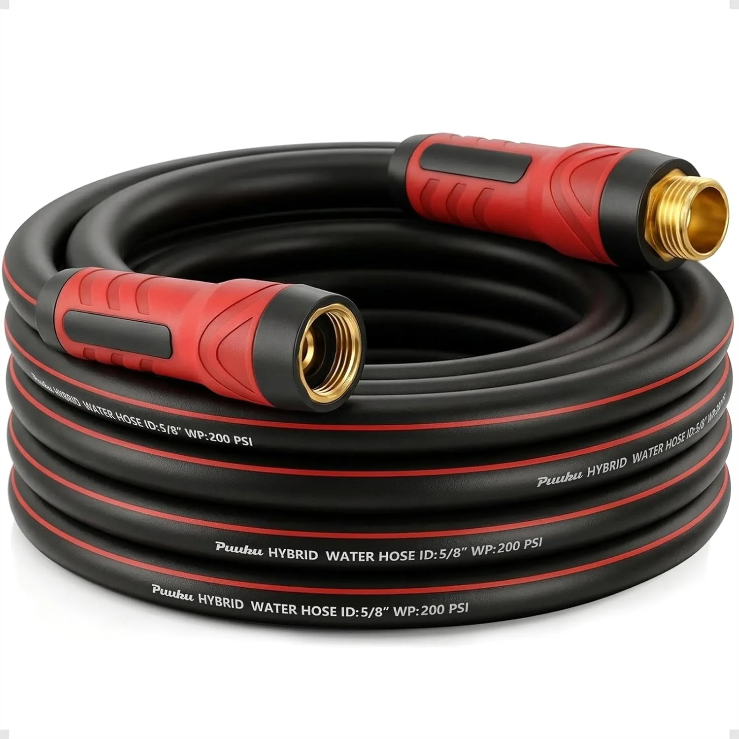 Heavy Duty Garden Hose 25ft x 5/8" Non-Expandable, Kink Resistant, Leakproof, Lightweight Hybrid with Fittings for Backyard &
Heavy Duty Garden Hose 25ft x 5/8" Non-Expandable, Kink Resistant, Leakproof, Lightweight Hybrid with Fittings for Backyard &