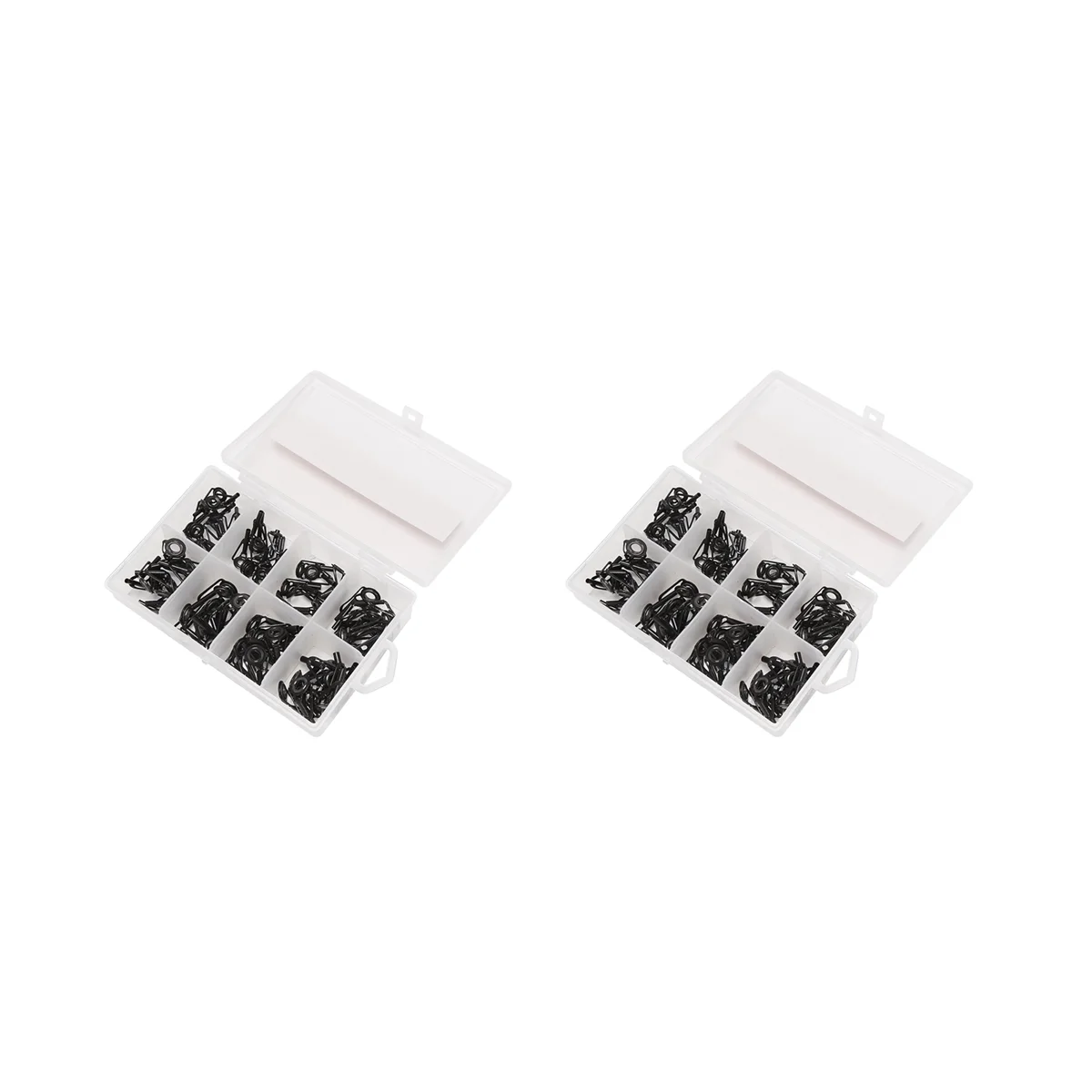 160 Pcs Fishing Rod Tip Repair Kit Stainless Steel Ceramic Ring Guide Tips Rod Guide Replacement Tip for Sea Fishing
160 Pcs Fishing Rod Tip Repair Kit Stainless Steel Ceramic Ring Guide Tips Rod Guide Replacement Tip for Sea Fishing
