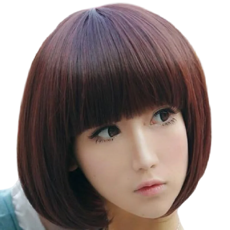 Короткий коричневый парик Fei-Show из термостойкого синтетического волокна, волнистые прямые челки, для косплея, милый, красочный парик для девочек
Короткий коричневый парик Fei-Show из термостойкого синтетического волокна, волнистые прямые челки, для косплея, милый, красочный парик для девочек