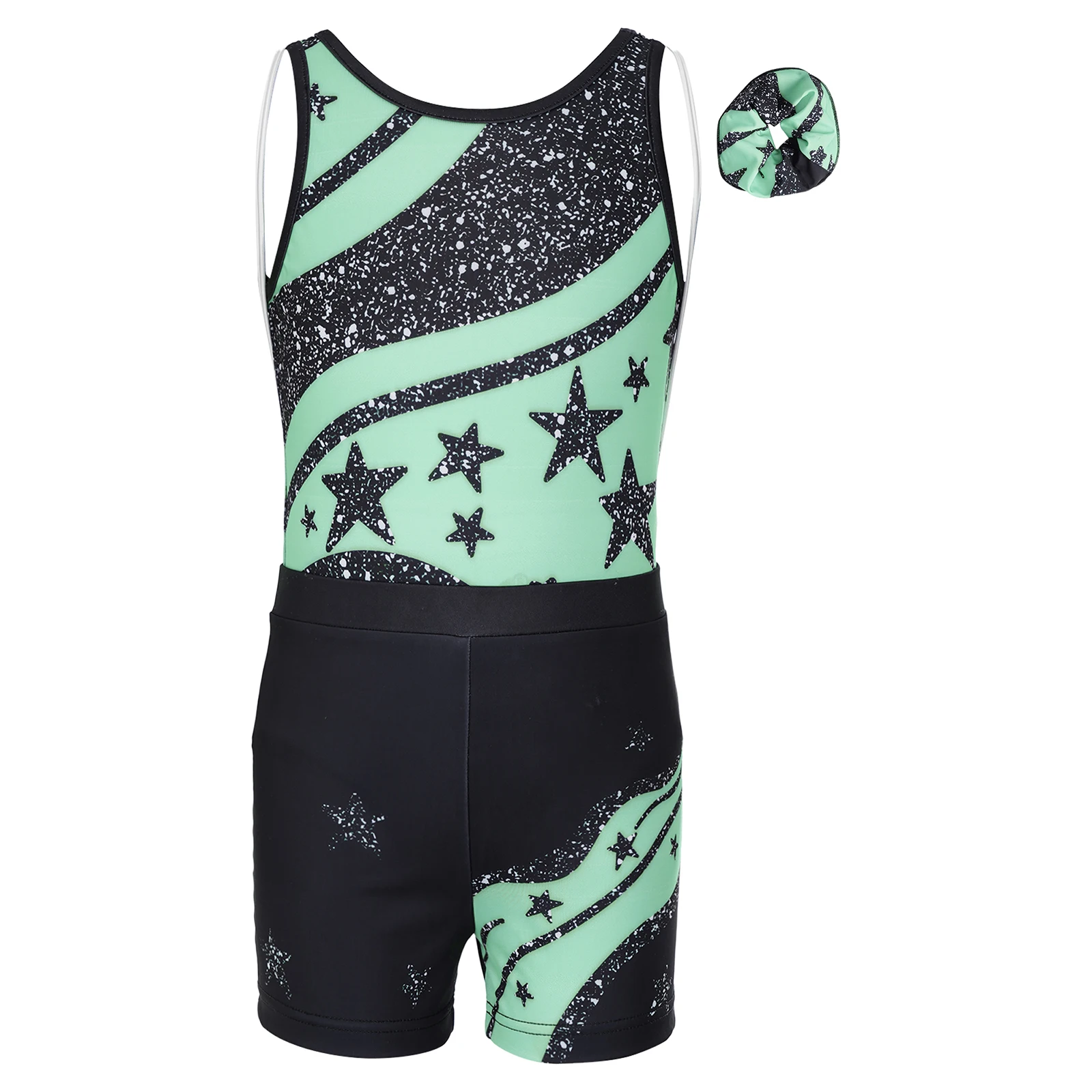 Kids Girls Star Printed Outfit Color Block Gymnastics Dance Training Ballet Dance Sets for Summer Camp Dance Show Night Outfit
Kids Girls Star Printed Outfit Color Block Gymnastics Dance Training Ballet Dance Sets for Summer Camp Dance Show Night Outfit