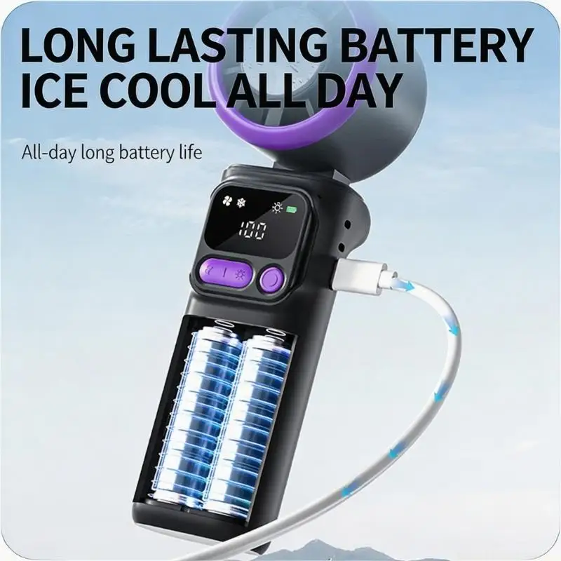 Portable Handheld Fan 199 Speed Cooling USB Rechargeable Fan for Travel
Portable Handheld Fan 199 Speed Cooling USB Rechargeable Fan for Travel