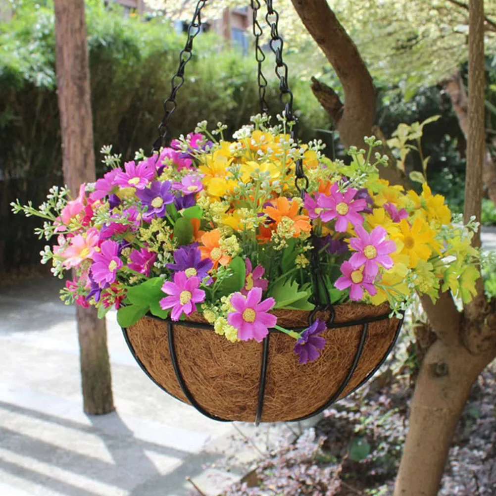 2pcs Hanging Pots Liner Iron Planter Basket Balcony Garden Hanging Basket Decor Outdoor Wall Plant Container
2pcs Hanging Pots Liner Iron Planter Basket Balcony Garden Hanging Basket Decor Outdoor Wall Plant Container