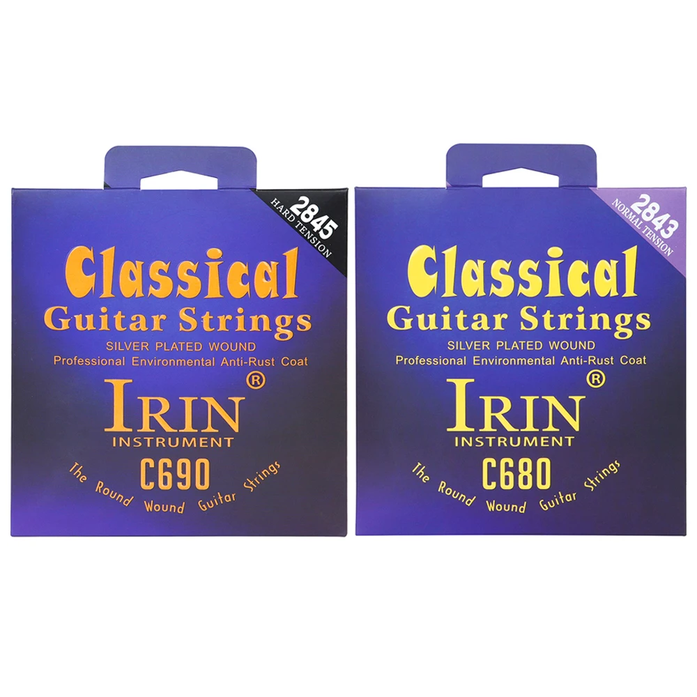 IRIN 6Pcs/Set Classical Guitar Strings Classic Guitar Clear Nylon Silver Strings Silver Plated Copper Guitar Parts Accessories
IRIN 6Pcs/Set Classical Guitar Strings Classic Guitar Clear Nylon Silver Strings Silver Plated Copper Guitar Parts Accessories