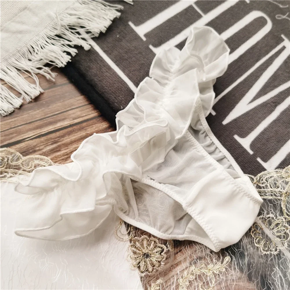 Sweet Breathable Women Chiffon Brief Female Underwear Comfortable G-string Thong Mesh Diamond Girl Panty Maid Lingeries Sexy Hot
Sweet Breathable Women Chiffon Brief Female Underwear Comfortable G-string Thong Mesh Diamond Girl Panty Maid Lingeries Sexy Hot