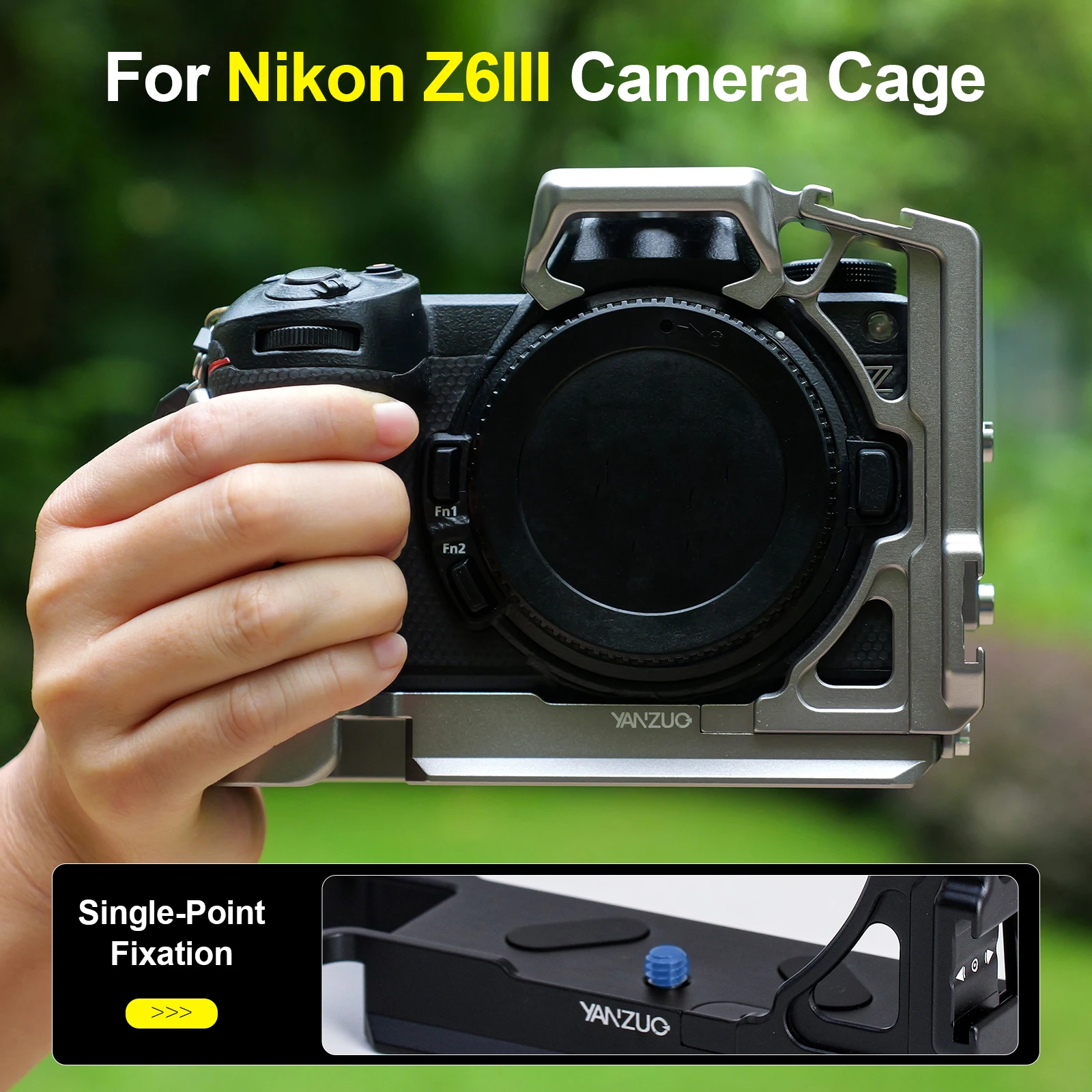 YANZUO для DSLR-камеры Nikon Z63 Z6III: стабилизатор видео, быстросъемная пластина, полноразмерная алюминиевая клетка для камеры
YANZUO для DSLR-камеры Nikon Z63 Z6III: стабилизатор видео, быстросъемная пластина, полноразмерная алюминиевая клетка для камеры