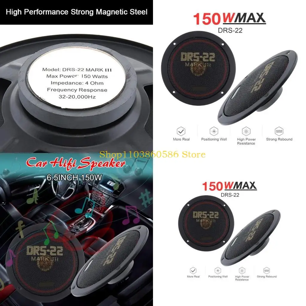 242A 1PAIR 6,5 -дюймовый универсальный автомобиль HIFI Coaxial Stereo Dingers 150 Вт Music Music Полный диапазон частоты
242A 1PAIR 6,5 -дюймовый универсальный автомобиль HIFI Coaxial Stereo Dingers 150 Вт Music Music Полный диапазон частоты