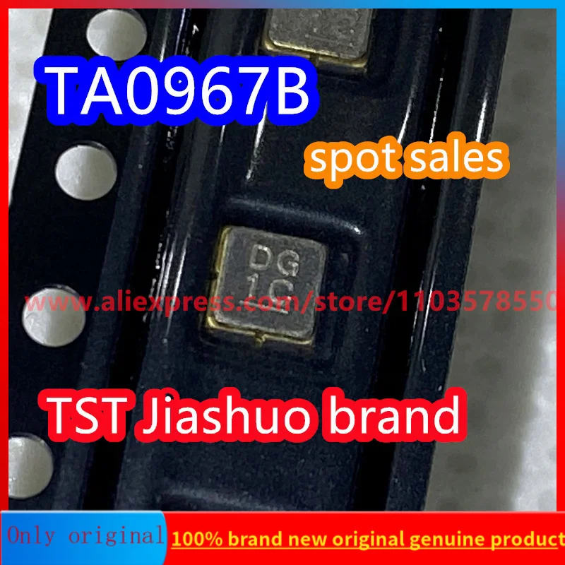 (10PCS) TA0967B code DG brand new genuine 1561MHz packaged SMD SAW sound meter filter TA2600A code BX in stock 1221.5MHz
(10PCS) TA0967B code DG brand new genuine 1561MHz packaged SMD SAW sound meter filter TA2600A code BX in stock 1221.5MHz