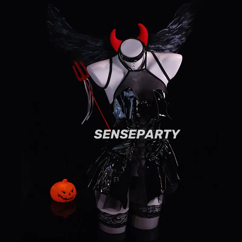 Sensory Party Little Seductive Demon Sexy Little Devil Halloween Costume Set Leather Skin Intimate Underwear QQNY
Sensory Party Little Seductive Demon Sexy Little Devil Halloween Costume Set Leather Skin Intimate Underwear QQNY