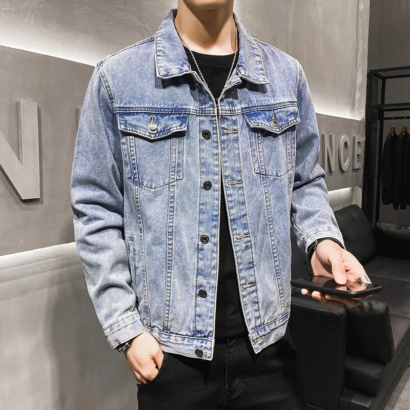 Autumn New High-quality Men's Denim Jacket Fashion Hole Casual Cotton Button Stretch Street Personality Denim Jacket S-5XL
Autumn New High-quality Men's Denim Jacket Fashion Hole Casual Cotton Button Stretch Street Personality Denim Jacket S-5XL