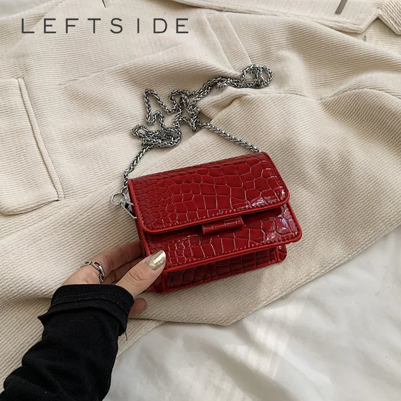 LEFTSIDE Mini PU Leather Shoulder Bag Lady Handbags and Purses Women 2024 Y2K Korean Fashion Stone Pattern Chain Crossbody Bag
LEFTSIDE Mini PU Leather Shoulder Bag Lady Handbags and Purses Women 2024 Y2K Korean Fashion Stone Pattern Chain Crossbody Bag