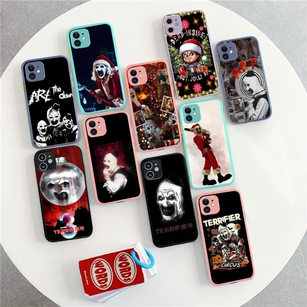 Horror Movie T-Terrifier 2 3 Funny Christmas Mousepad for iPhone 14 11Mini Pro Max 8 7 Plus X XR XS MAX Translucent Matte Cover
Horror Movie T-Terrifier 2 3 Funny Christmas Mousepad for iPhone 14 11Mini Pro Max 8 7 Plus X XR XS MAX Translucent Matte Cover