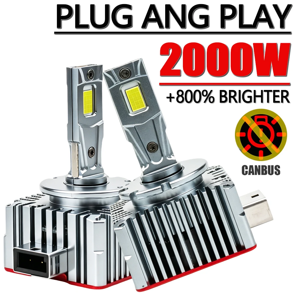 LED D1S D3S Bulbs D2S D4S D8S Car Headlight Super Bright Lights CANBUS Turbo Replace Xenon Lamp HID Auto LED Headlamp Plug&Play
LED D1S D3S Bulbs D2S D4S D8S Car Headlight Super Bright Lights CANBUS Turbo Replace Xenon Lamp HID Auto LED Headlamp Plug&Play