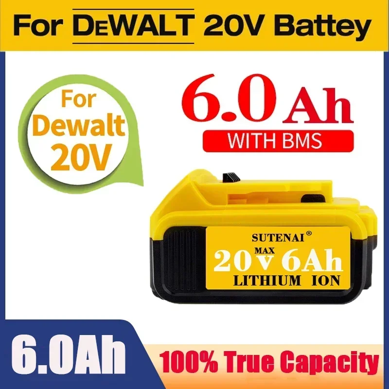 2023 Upgrade DCB200 20V 6000mAh Battery , charger For Dewalt 18V DCB184 DCB200 DCB182 DCB180 DCB181 DCB182 DCB201 Tools Battery
2023 Upgrade DCB200 20V 6000mAh Battery , charger For Dewalt 18V DCB184 DCB200 DCB182 DCB180 DCB181 DCB182 DCB201 Tools Battery