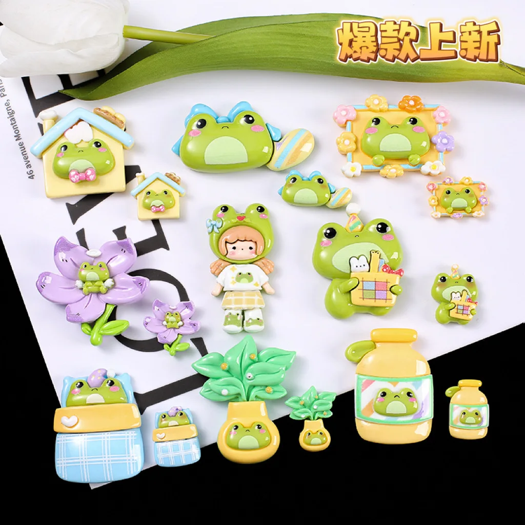 New Shiny Frog Prince Princess Series Resin Accessories Diy Phone Case Water Cup Hole Shoe Patch
New Shiny Frog Prince Princess Series Resin Accessories Diy Phone Case Water Cup Hole Shoe Patch