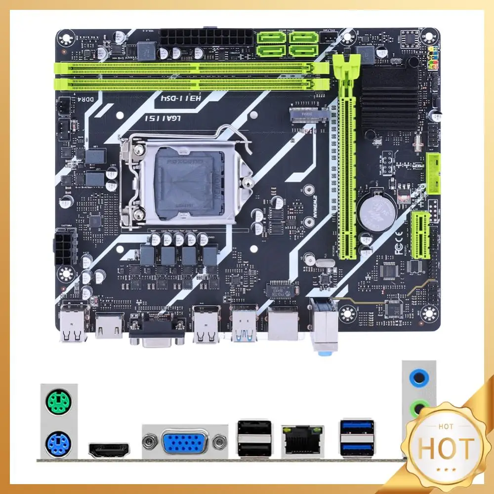 H310 Desktop Motherboard DDR4 NVME M.2 USB Mainboard Support 6th-9th CPU SATA3 & USB2.0/3.2 LGA1151
H310 Desktop Motherboard DDR4 NVME M.2 USB Mainboard Support 6th-9th CPU SATA3 & USB2.0/3.2 LGA1151