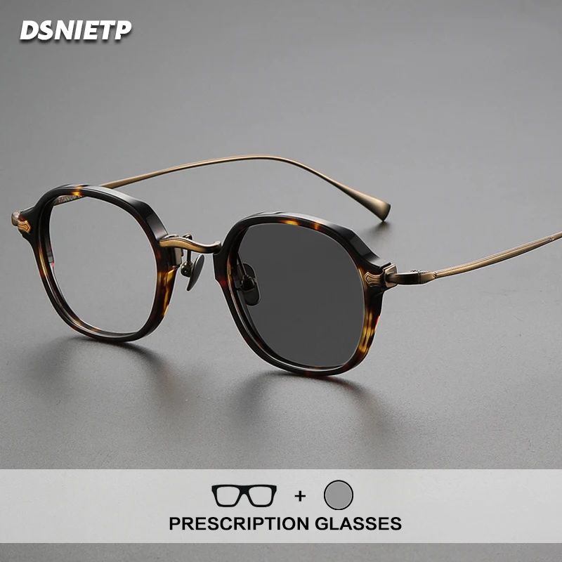 Dsnietp Vintage Titanium Reading Glasses Anti Blue Light Photochromic Prescription Optical Glasses Luxury Customized Eyewear
Dsnietp Vintage Titanium Reading Glasses Anti Blue Light Photochromic Prescription Optical Glasses Luxury Customized Eyewear