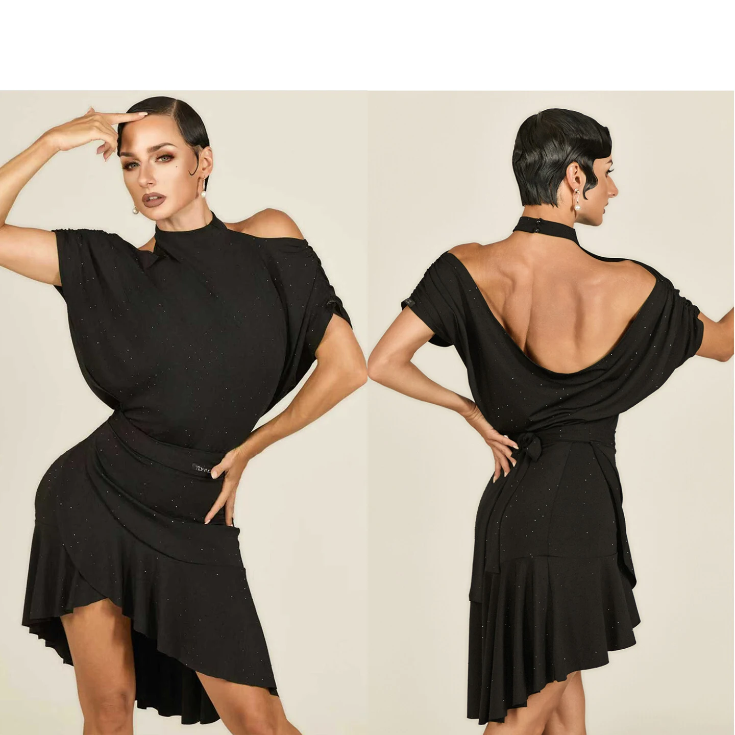 2025 Latin Dance Clothes With Rhinestone Women Black Loose Tops Strap Latin Skirts Practice Clothing Performance Dress DNV25452
2025 Latin Dance Clothes With Rhinestone Women Black Loose Tops Strap Latin Skirts Practice Clothing Performance Dress DNV25452