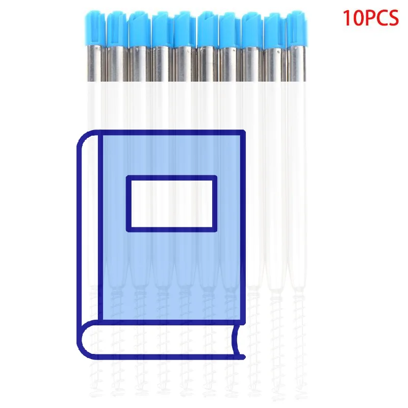 10pcs G2 Ballpoint Pen Refills, 1mm Medium Point With Spring Universal, Metal Steel Pipe, Black/Blue Replacement Refills
10pcs G2 Ballpoint Pen Refills, 1mm Medium Point With Spring Universal, Metal Steel Pipe, Black/Blue Replacement Refills