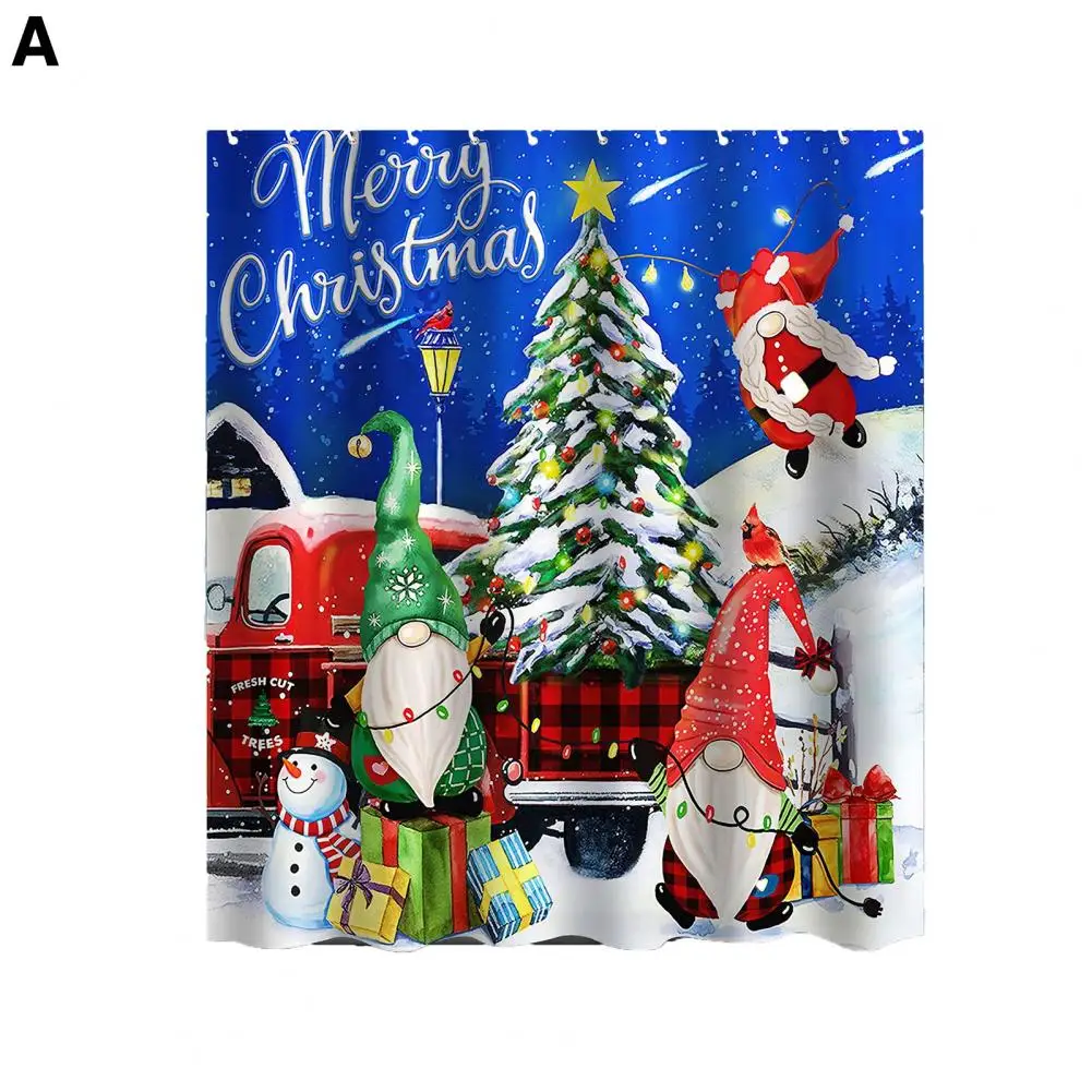 Stylish Shower Curtain Fade Resistant Shower Curtain Festive Holiday Bathroom Decor Patterned Christmas Shower Curtain
Stylish Shower Curtain Fade Resistant Shower Curtain Festive Holiday Bathroom Decor Patterned Christmas Shower Curtain