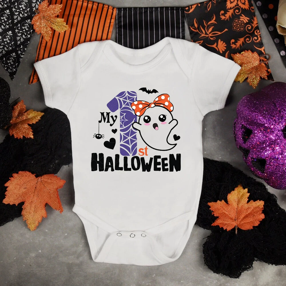 My First Halloween Outfit with Ghost & Pumpkins Halloween Baby Romper Gift Baby Bodysuit My 1st Halloween Costume
My First Halloween Outfit with Ghost & Pumpkins Halloween Baby Romper Gift Baby Bodysuit My 1st Halloween Costume