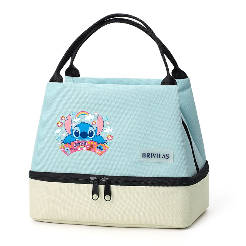Stitch Insulated Lunch Bag, Portable Lunch Box Storage Bag, Foldable Insulated Cooler Handbag, Perfect For Office School Picnic 
Stitch Insulated Lunch Bag, Portable Lunch Box Storage Bag, Foldable Insulated Cooler Handbag, Perfect For Office School Picnic
