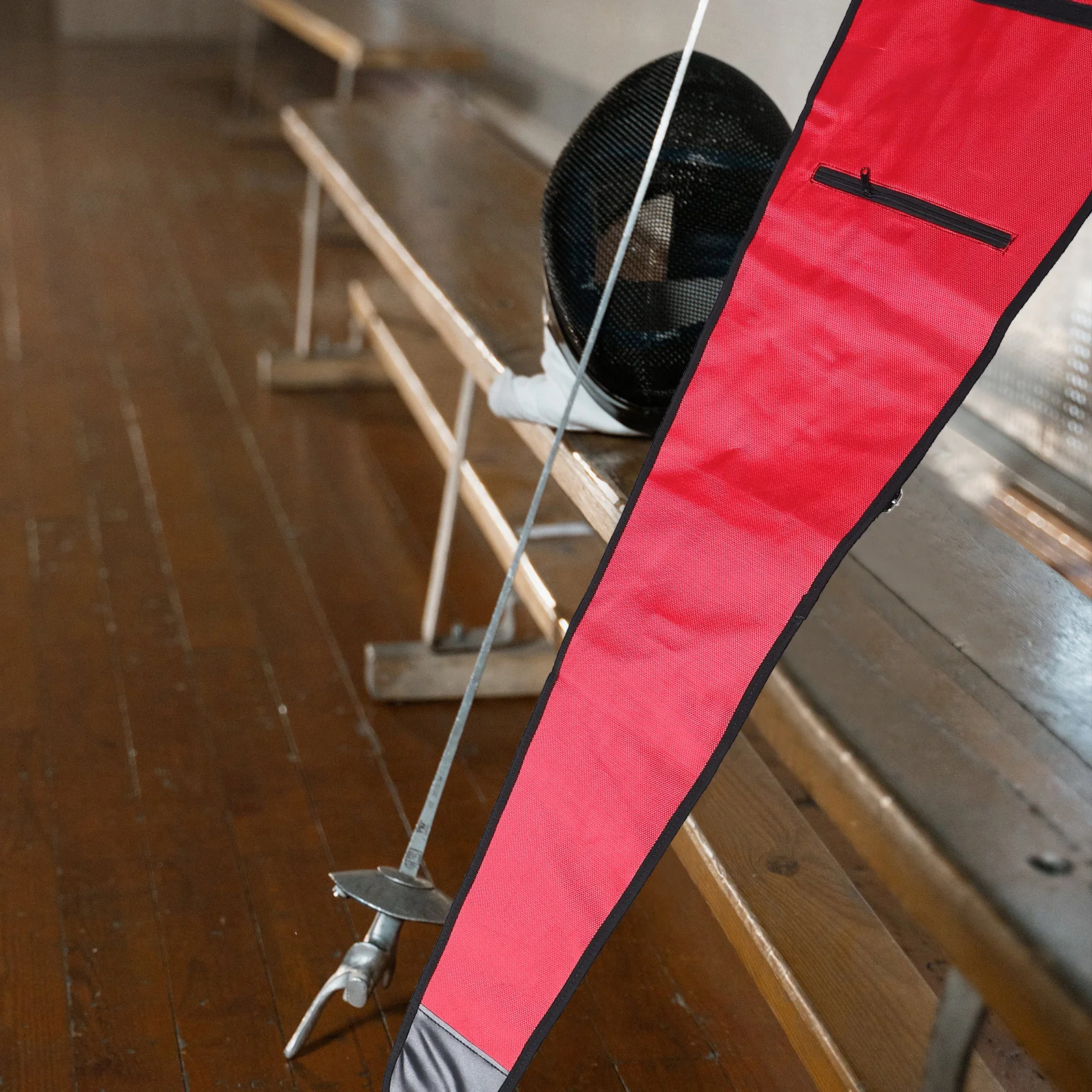 Lightweight Fencing Bag Dual Sword Holder Oxford Fabric Portable Sword Carrying Pouch Equipment Organizer Fencing Bag
Lightweight Fencing Bag Dual Sword Holder Oxford Fabric Portable Sword Carrying Pouch Equipment Organizer Fencing Bag