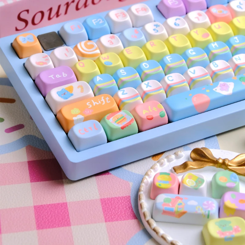 MiFuny Candy Party Theme Keycap 136 клавиш PBT Dye Cherry Profile колпачки для клавиш игровые колпачки для механической клавиатуры аксессуары подарок
MiFuny Candy Party Theme Keycap 136 клавиш PBT Dye Cherry Profile колпачки для клавиш игровые колпачки для механической клавиатуры аксессуары подарок