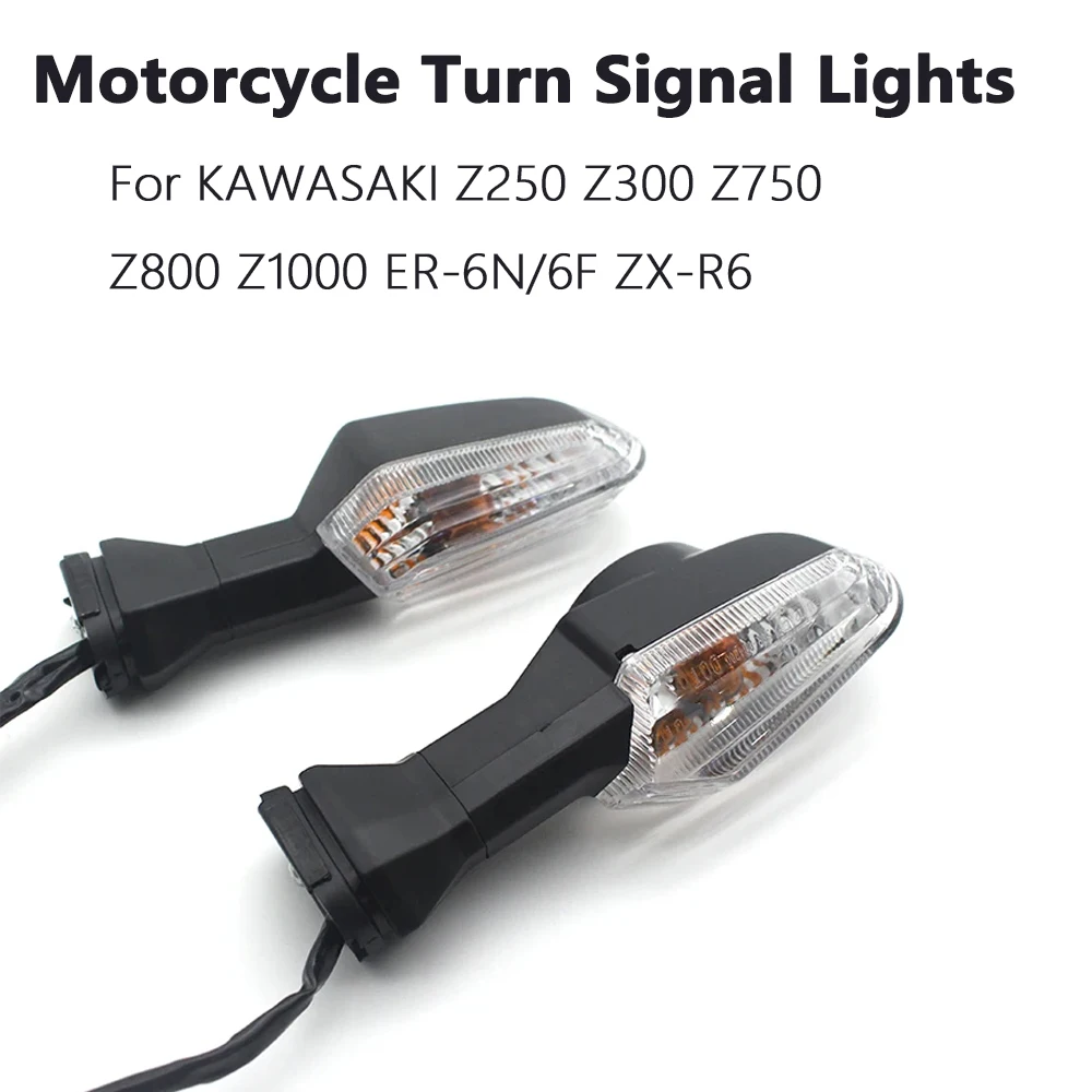 For Kawasaki Z250 Z300 Z750 Ninja 300 VERSYS 650 1000 ER-6 ZX-6R Motorcycle Turn Signal Lights Blinker Indicator
For Kawasaki Z250 Z300 Z750 Ninja 300 VERSYS 650 1000 ER-6 ZX-6R Motorcycle Turn Signal Lights Blinker Indicator