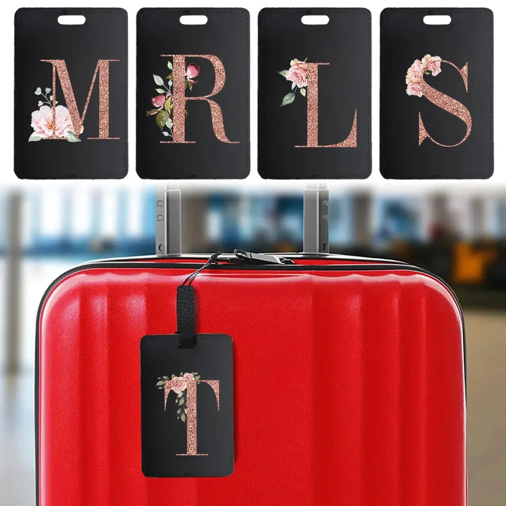 Portable PU Luggage Tag Suitcase Identifier Label Name Address Holder Baggage Boarding Tag Rose Gold Pattern Travel Accessories
Portable PU Luggage Tag Suitcase Identifier Label Name Address Holder Baggage Boarding Tag Rose Gold Pattern Travel Accessories