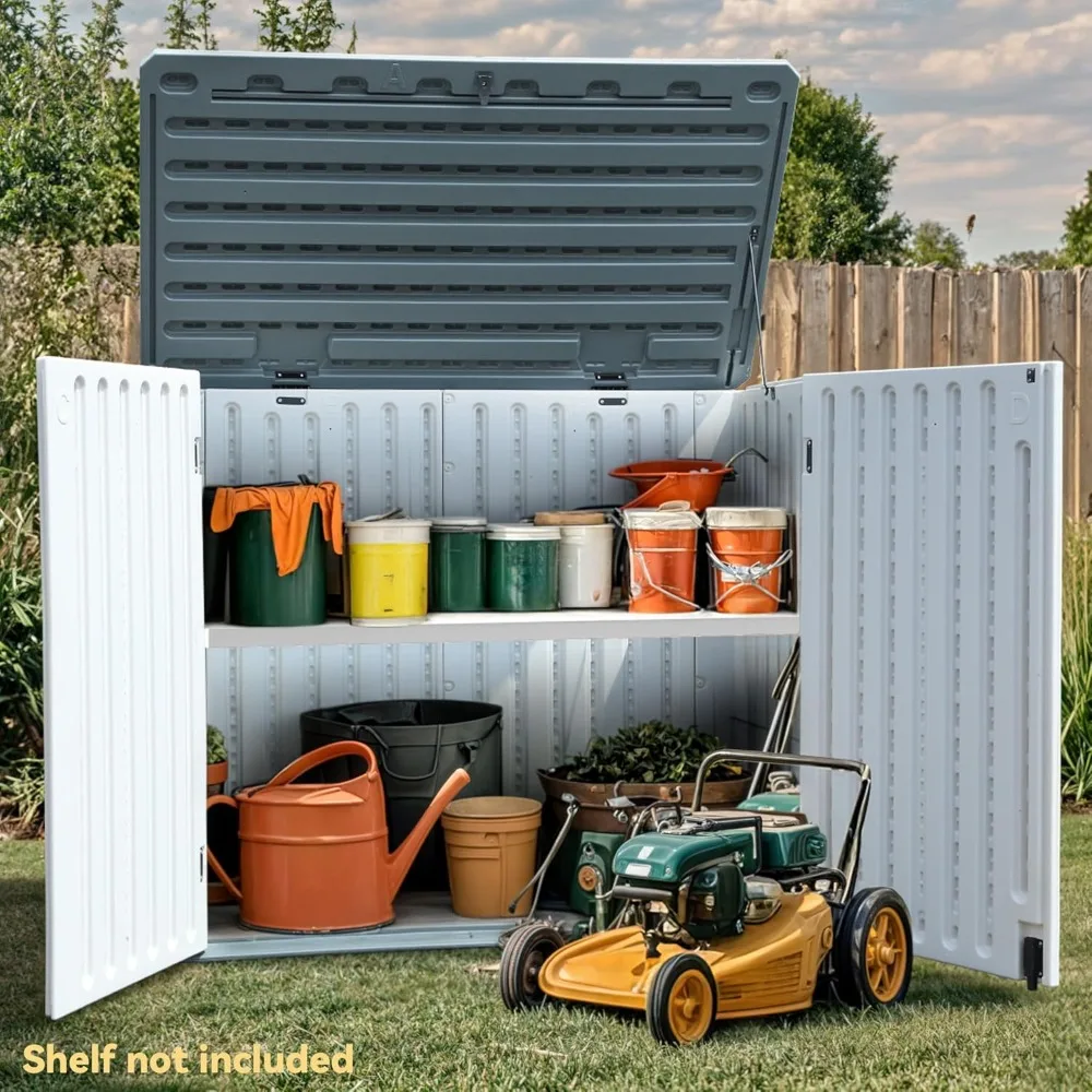 Outdoor Weather-Resistant Horizontal Storage Shed, 35 Cu Ft Capacity, Lockable and Waterproof, Suitable, Customized
Outdoor Weather-Resistant Horizontal Storage Shed, 35 Cu Ft Capacity, Lockable and Waterproof, Suitable, Customized