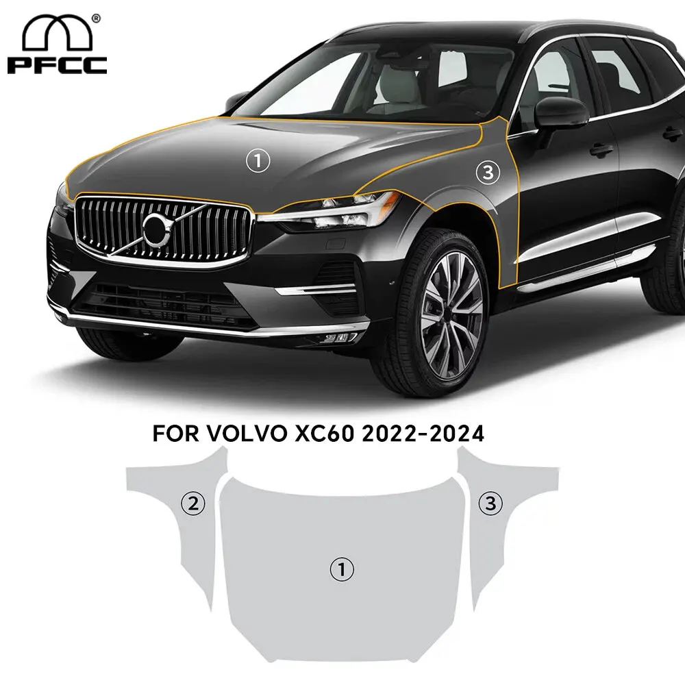 Для Volvo XC60 2022-2024 капот, крыло, предварительно вырезанная защитная пленка для краски, прозрачный PPF ТПУ, аксессуары против царапин, набор прозрачных наклеек
Для Volvo XC60 2022-2024 капот, крыло, предварительно вырезанная защитная пленка для краски, прозрачный PPF ТПУ, аксессуары против царапин, набор прозрачных наклеек