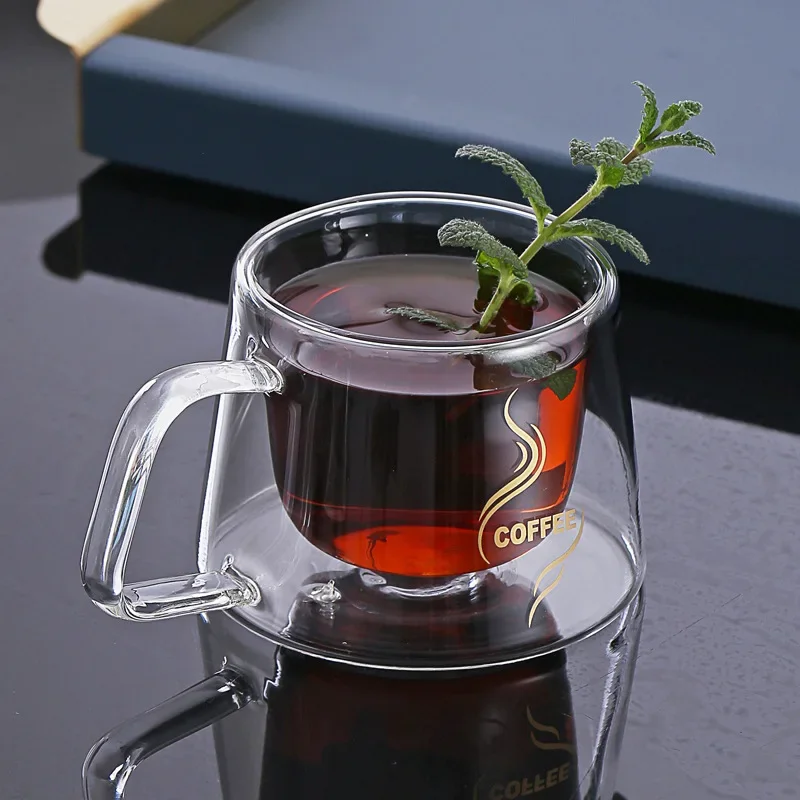 Double Glass Diamond Coffee Cup, Water Cup, Double Layer, High Temperature, High Borosilicate, Household
Double Glass Diamond Coffee Cup, Water Cup, Double Layer, High Temperature, High Borosilicate, Household