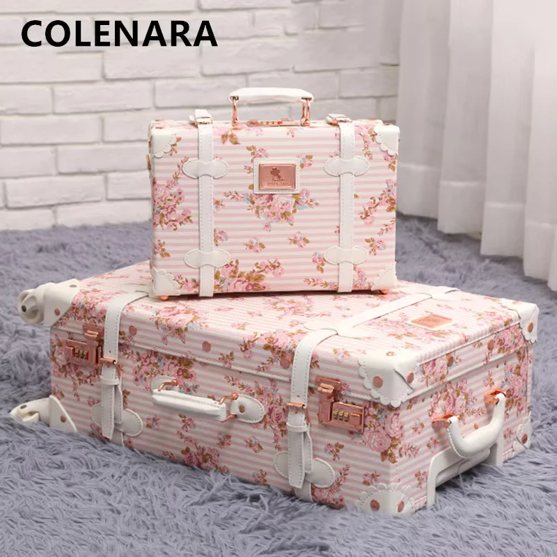 COLENARA Luggage 20"22"24"26-inch Large-capacity Trolley Case PU Boarding Box Set Women's Password Box Universal Wheel Suitcase
COLENARA Luggage 20"22"24"26-inch Large-capacity Trolley Case PU Boarding Box Set Women's Password Box Universal Wheel Suitcase
