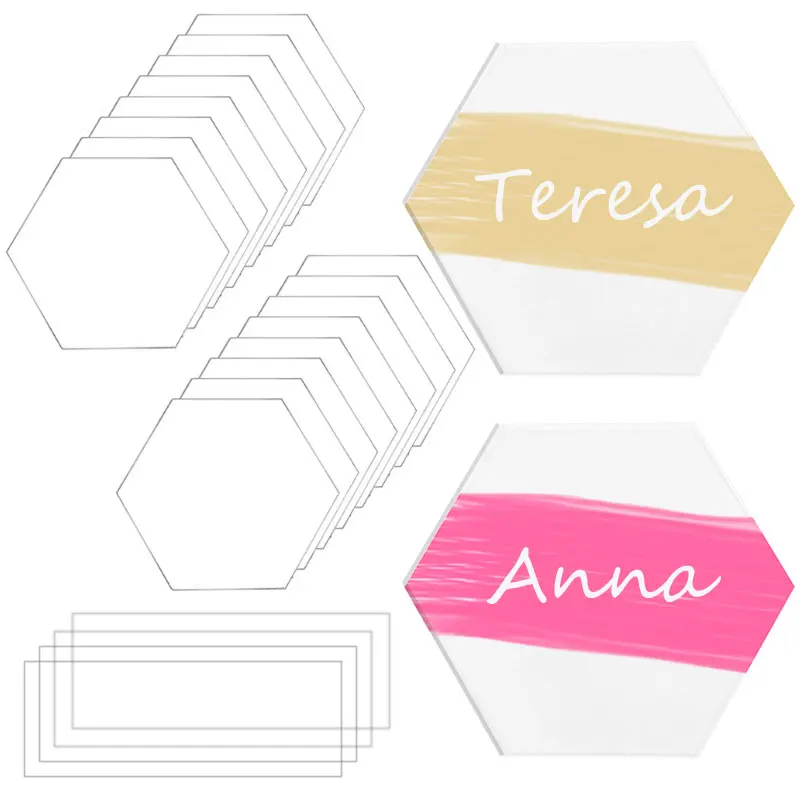 10pcs Acrylic Number Plates Hexagon Place Card Clear Table Stand Wedding Table Sign Numbers Menu Display Frame For Banquet Party
10pcs Acrylic Number Plates Hexagon Place Card Clear Table Stand Wedding Table Sign Numbers Menu Display Frame For Banquet Party