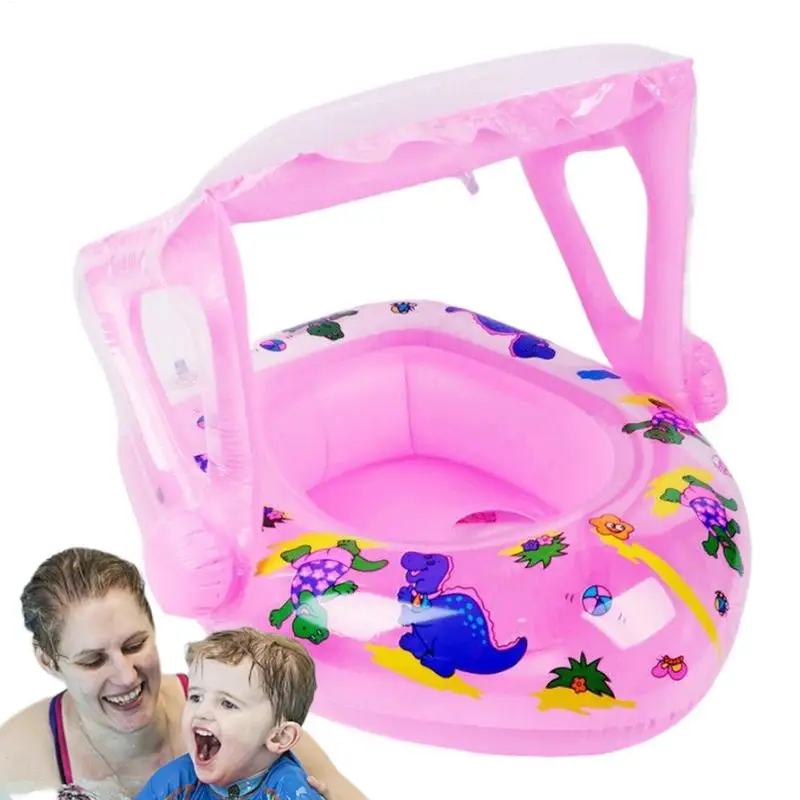Baby Pool Float With Canopy Dinosaur-Themed Baby Float With Canopy Water Toy For Age 1-5 Inflatable Swimming Boat With Sunshade
Baby Pool Float With Canopy Dinosaur-Themed Baby Float With Canopy Water Toy For Age 1-5 Inflatable Swimming Boat With Sunshade