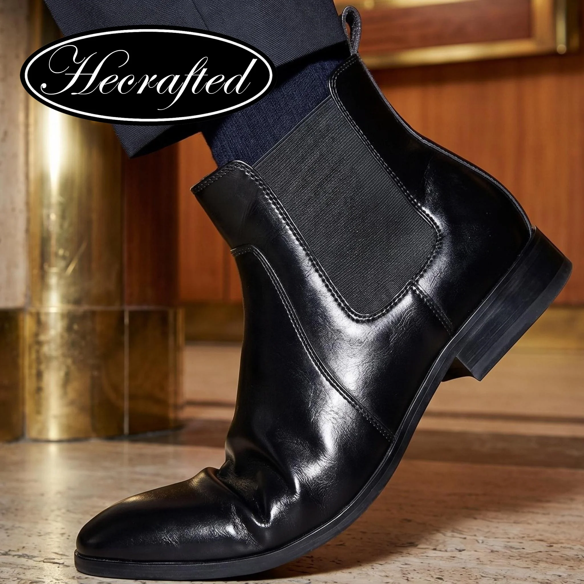 40~46 Chelsea Boots Men 2026 Brand Comfortable Fashion Leather Boots
40~46 Chelsea Boots Men 2026 Brand Comfortable Fashion Leather Boots