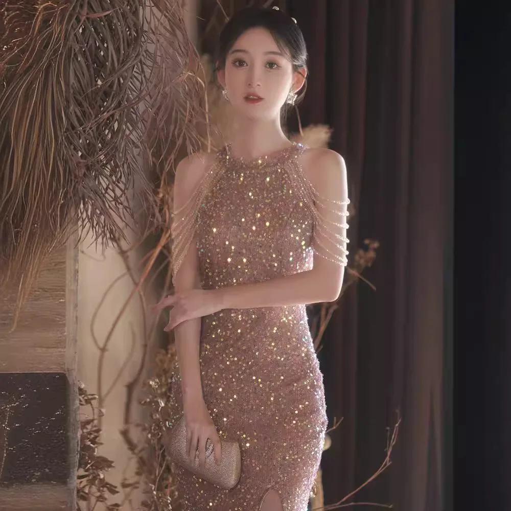 iny Evening Gown Women's New 2024 Luxury High-End Fi Tail Skirt Wedding Dr Princ Sve A-Line Skirt Long Dr
iny Evening Gown Women's New 2024 Luxury High-End Fi Tail Skirt Wedding Dr Princ Sve A-Line Skirt Long Dr