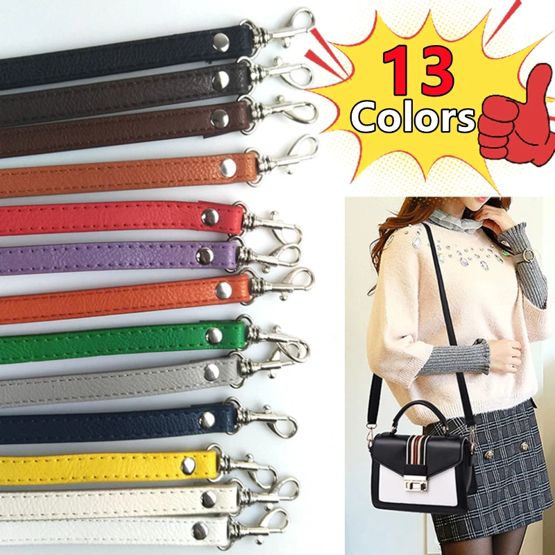 13 Colors Plain Weave 120cm Bag Shoulder strap DIY Handle PU Leather Strap Belts Buckle Shoulder Bag Accessories Belts Bag Strap
13 Colors Plain Weave 120cm Bag Shoulder strap DIY Handle PU Leather Strap Belts Buckle Shoulder Bag Accessories Belts Bag Strap