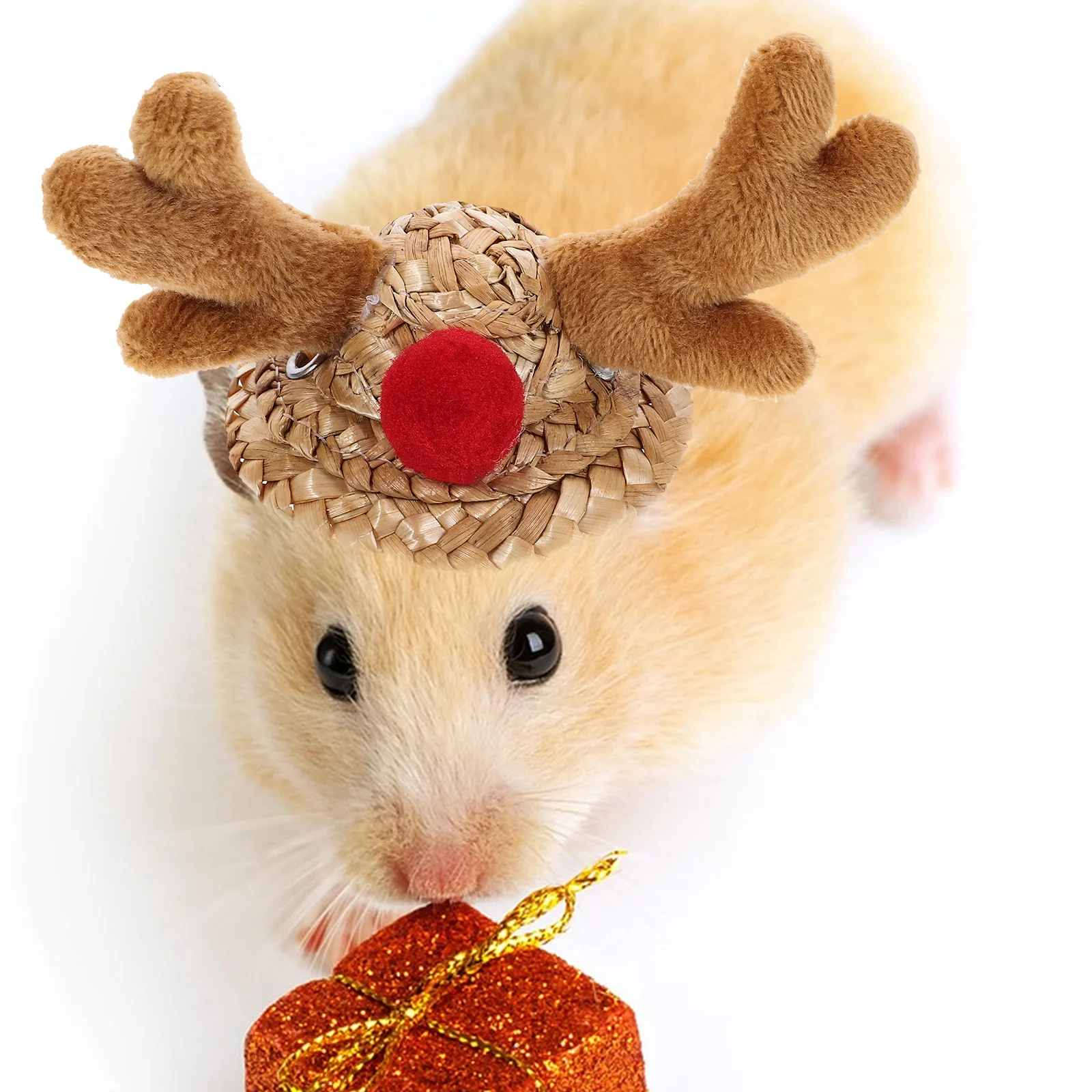 Adjustable Hamster Elk Hat Soft Mini Pet Hats for Small Animals Christmas Costume Accessories Headwear Guinea Pig Pet Hat
Adjustable Hamster Elk Hat Soft Mini Pet Hats for Small Animals Christmas Costume Accessories Headwear Guinea Pig Pet Hat