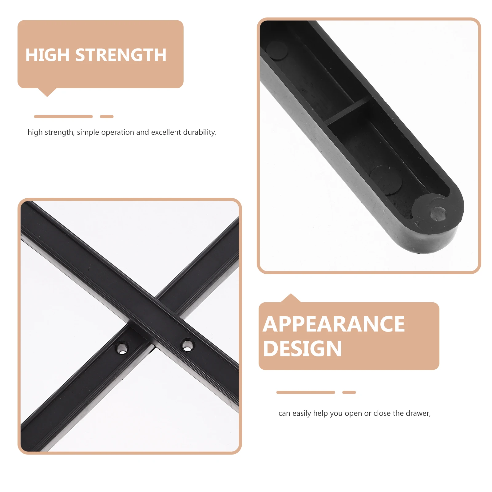 2 Pcs 298mm Black Drawer Slides Two Section Undermount Plastic Glides Dresser Sliders Smooth Quiet Performance Wardrobes
2 Pcs 298mm Black Drawer Slides Two Section Undermount Plastic Glides Dresser Sliders Smooth Quiet Performance Wardrobes